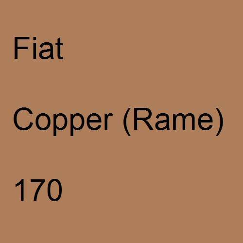 Fiat, Copper (Rame), 170.